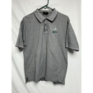 Lee Sport Vintage 90's Philadelphia Eagles Polo Gray w/ Embroidered Logo, Large